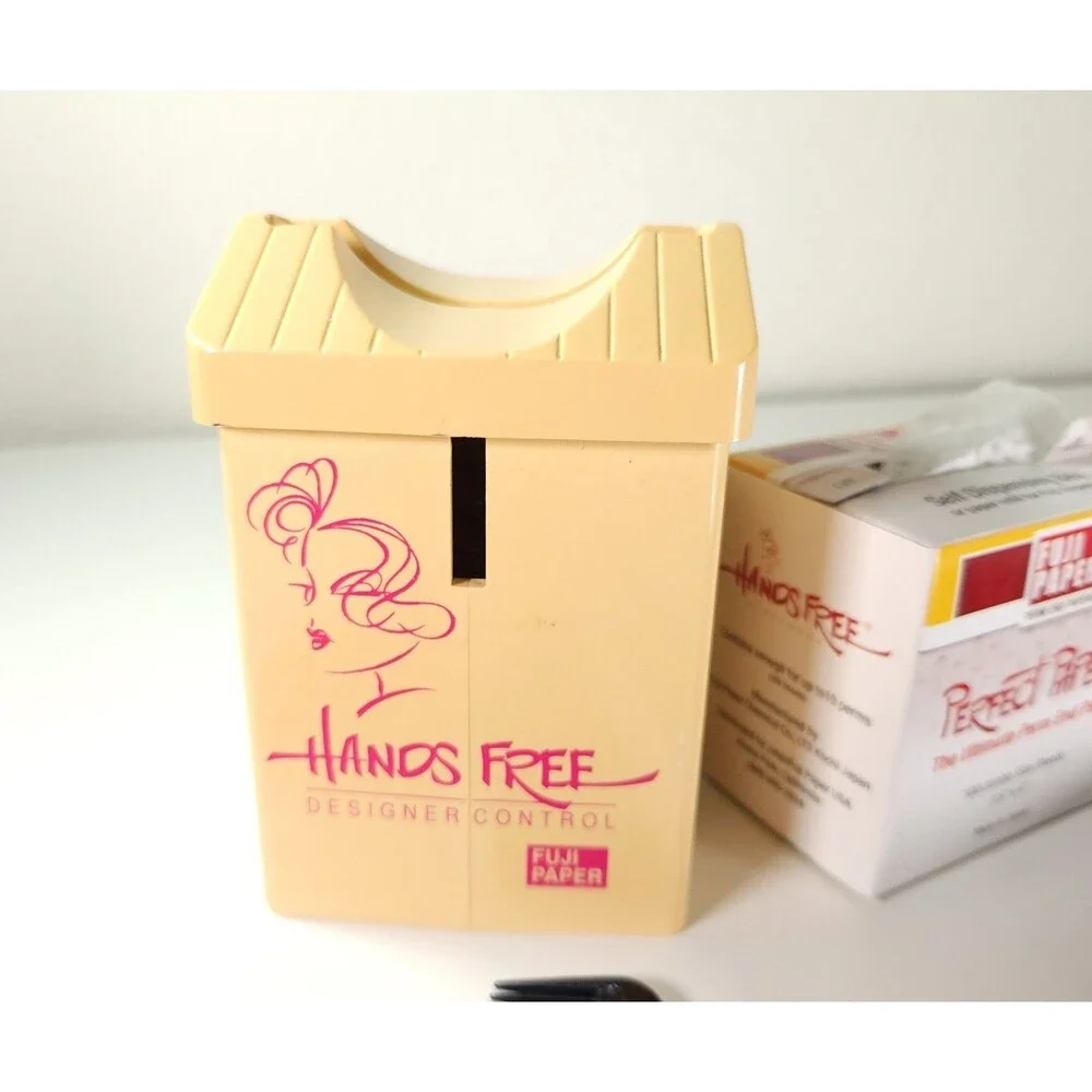 Vintage Salon Perm Hair Care Supply Lot Fuji Paper Dispenser Rods Combs Avon